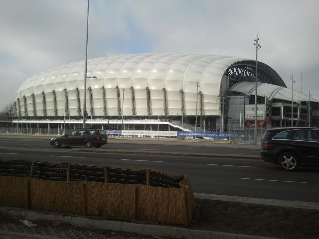 Inea Stadion przy ul. Bułgarskiej.