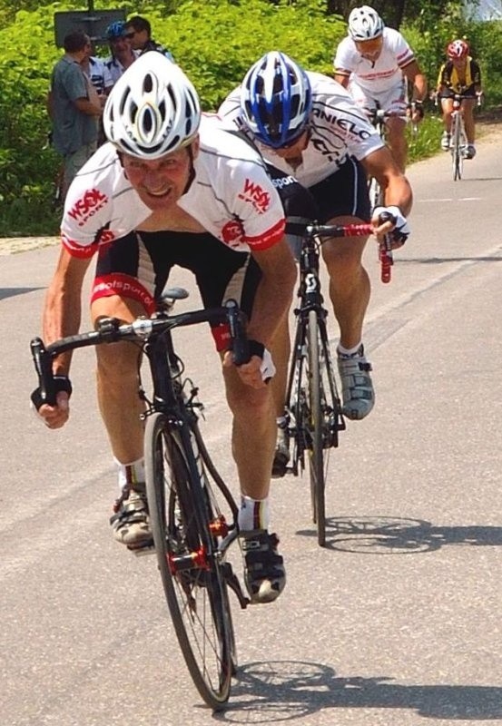 Na trasie mistrzostwa zobaczymy też Jarosława Wsóła, byłego znakomitego kolarza Cyclo Korony Kielce, reprezentanta Polski.  