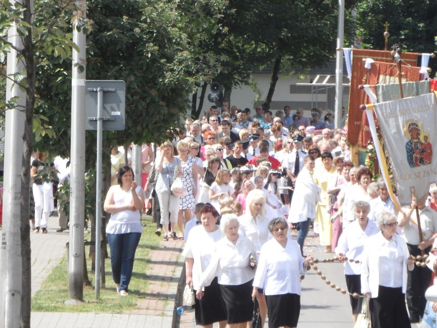 Procesja Bożego Ciała w Myszkowie [ZDJĘCIA]