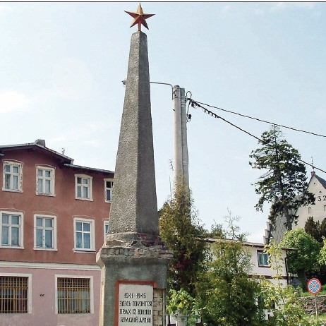 Pomnik poświęcony żołnierzon Armii Czerwonej.