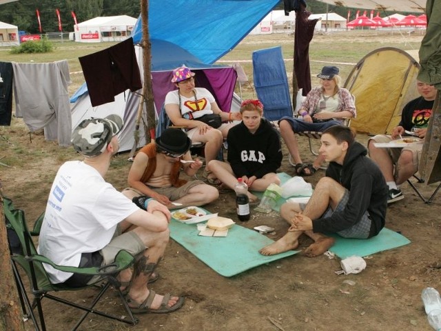 Na terenie 17. Przystanku Woodstock jest już kilkaset osób.