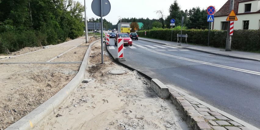 Poszerzony zostanie zjazd z ul. Południowej na rondo im....