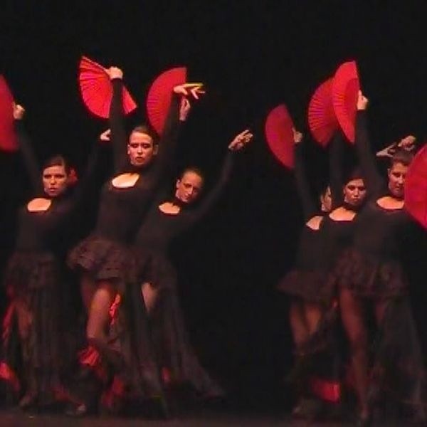 Piękna aranżacja flamenco została nagrodzona gromkimi brawami.