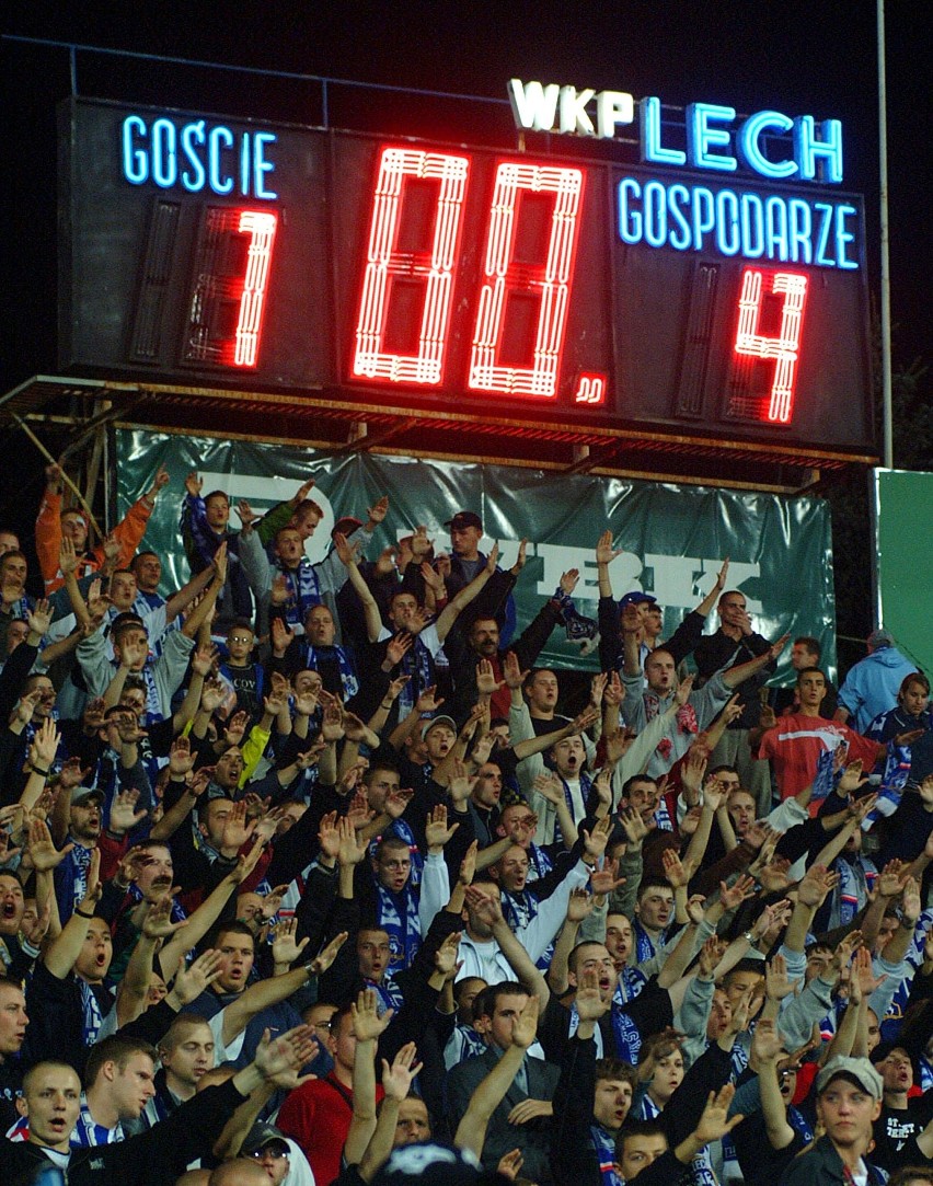 Zegar pokazywał wynik na stadionie przy Bułgarskiej do czasu...