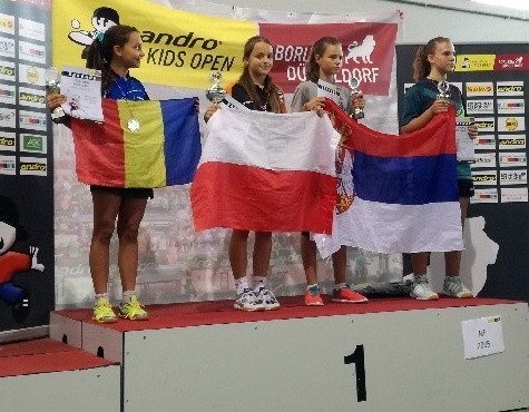 Anna Brzyska na najwyższym stopniu podium