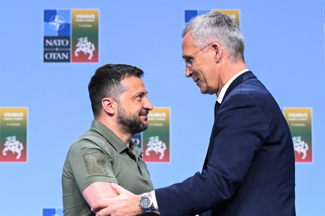 Zełenski optymistycznie po szczycie NATO w Wilnie