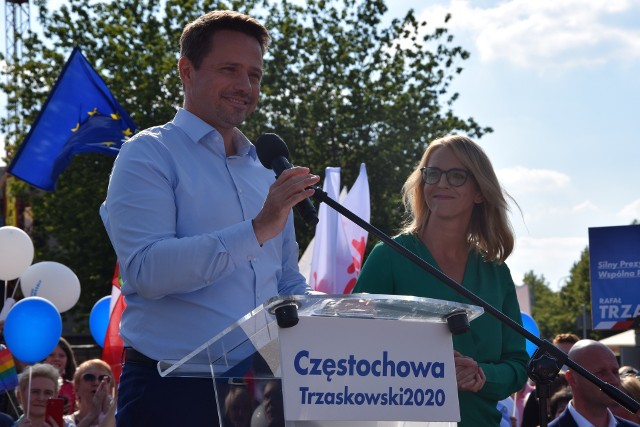 Rafał Trzaskowski podczas kampanii prezydenckiej odwiedził Częstochowę