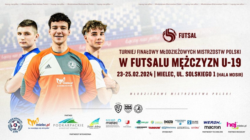 Mistrzostwa Polski U-19 w futsalu 23-25 lutego w Mielcu. Jarosław broni tytułu, Mielec chce się pokazać u siebie