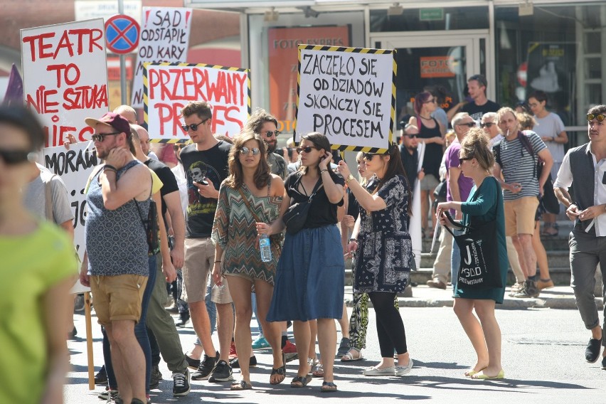 Protestowali przeciwko wyborowi dyrektora Teatru Polskiego we Wrocławiu