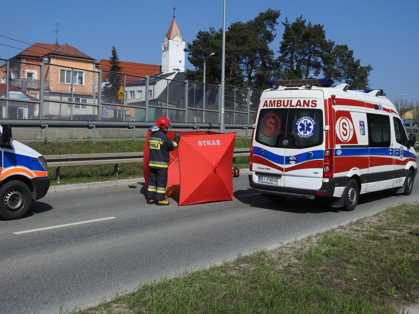 Śmiertelny wypadek motocyklisty w Kleosinie