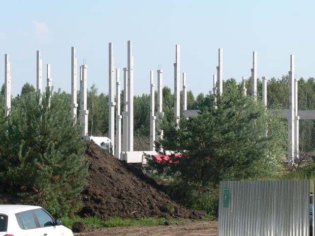 Po kilkutygodniowym przestoju ruszyła budowa Parku Przemysłowo &#8211; Technologicznego w tarnobrzeskim Zakrzowie. Na placu budowy stanęły już pierwsze rusztowania pod dwie hale.