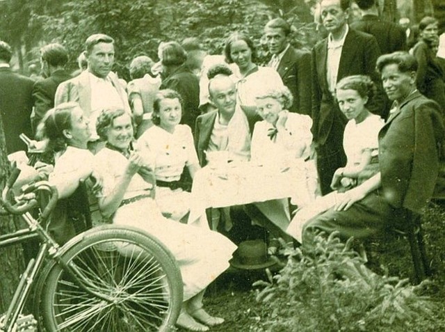 Tadeusz Szumiński na pikniku 20 czerwca 1937 roku.