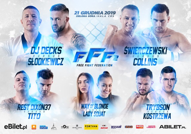 Free Fight Federation 2 już 21 grudnia w hali CRS w Zielonej Górze 