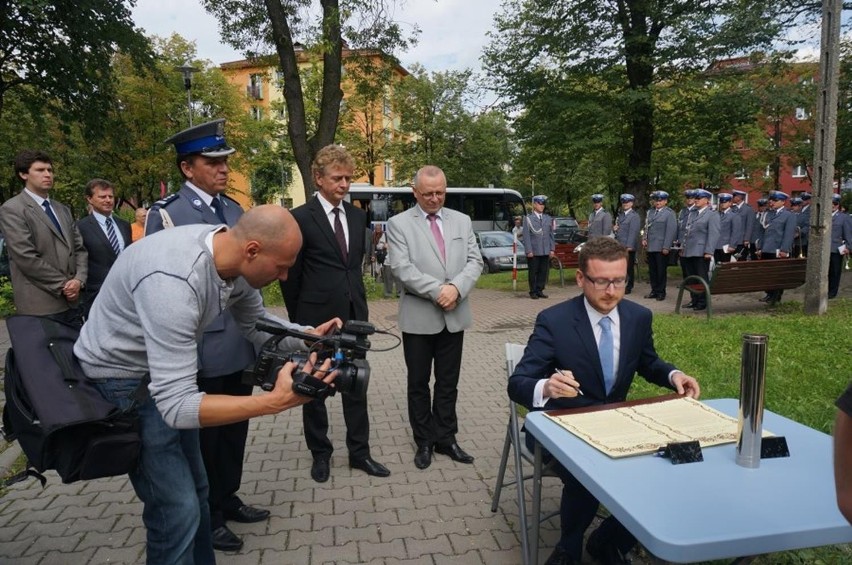 Wmurowanie kamienia węgielnego pod budowę komisariatu w...