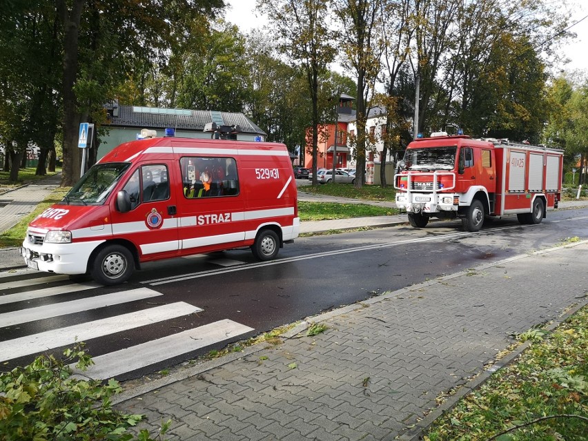 Powiat proszowicki. Kilkanaście interwencji strażaków po wichurze