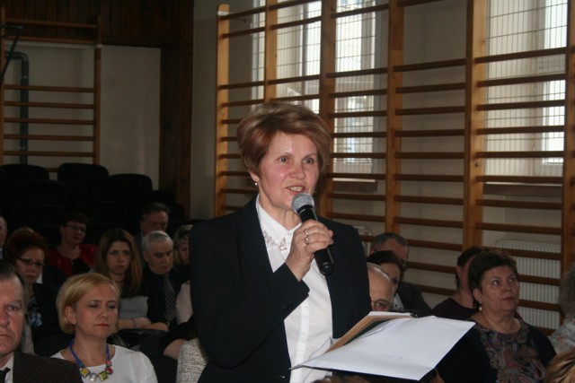 Radna Danuta Janusz była inicjatorką debaty na temat szpitala