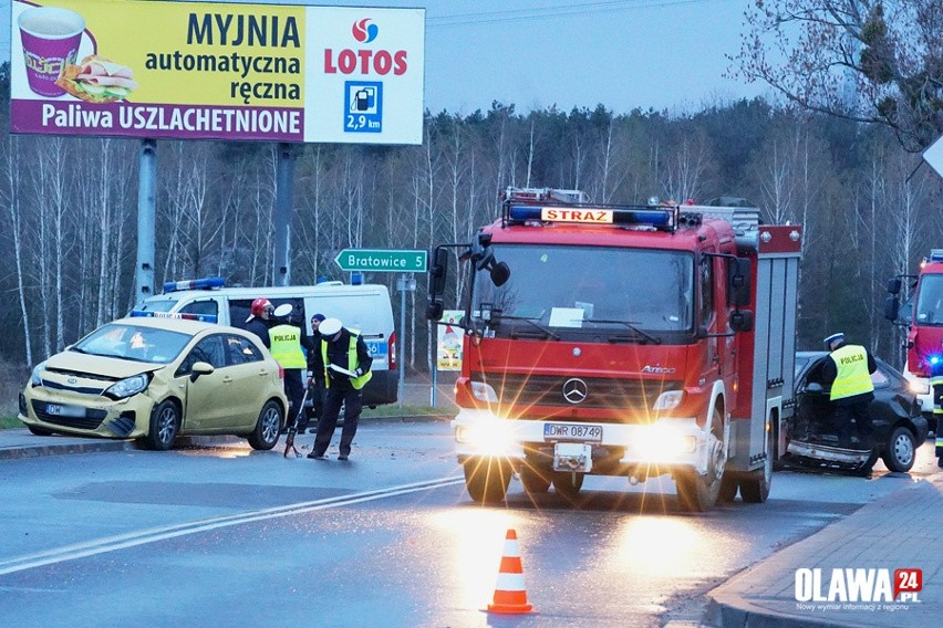 Groźny wypadek na drodze Wrocław – Oława