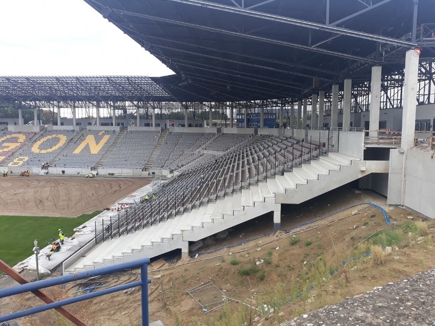 Stadion Pogoni - stan na 28-29 sierpnia 2020