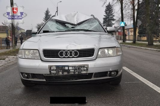 Wypadek w Terespolu. Rowerzysta zginął potrącony przez audi