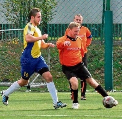 Dariusz Jaworski (z prawej) jest liderem Iskry Radwanowice Fot. Andrzej Wiśniewski