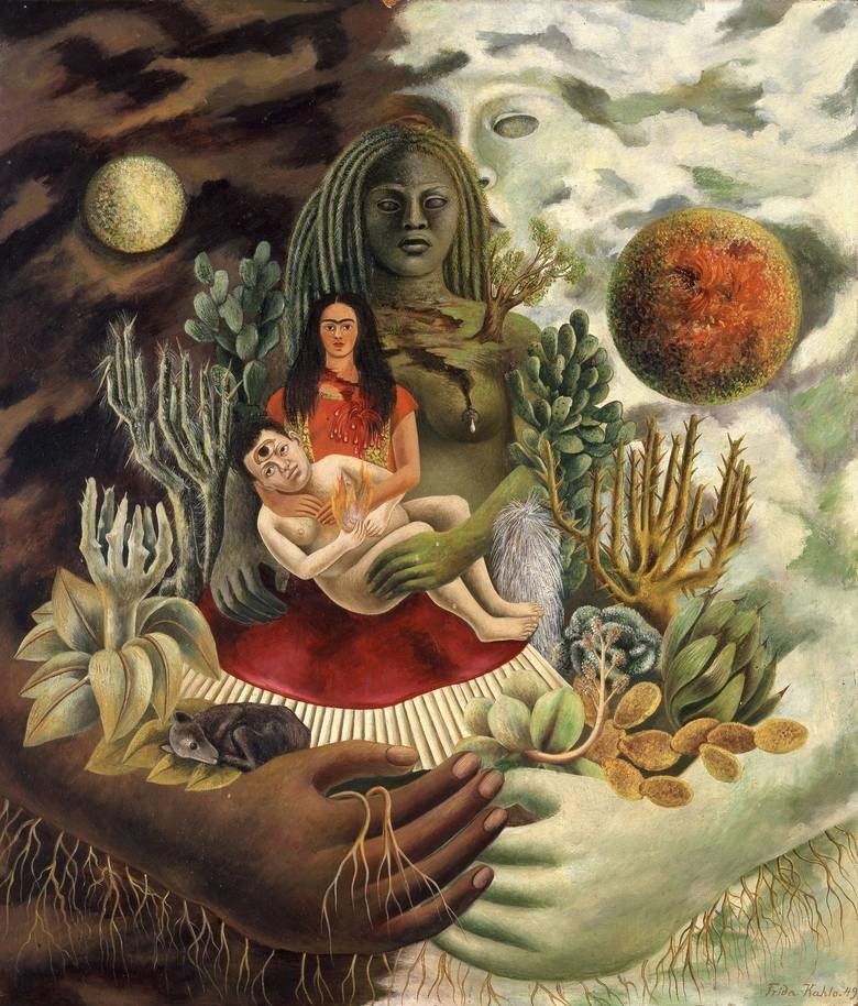 Frida Kahlo, Miłosny uścisk wszechświata, Ziemia (Meksyk), Ja, Diego i Pan Xolotl