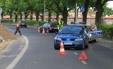 Wrocław: Wypadek na ul. Na Polance. Kierowca przestraszył się koparki