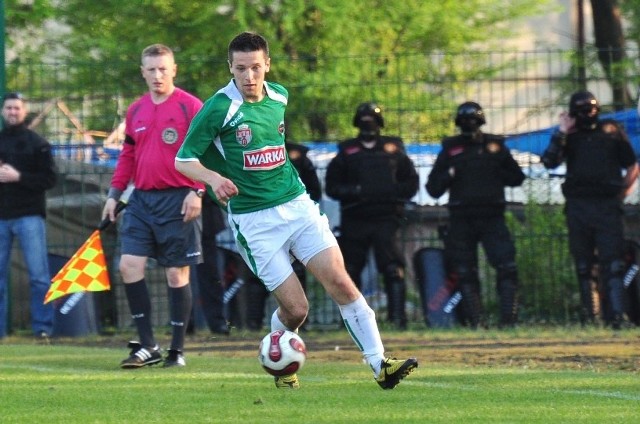 Dariusz Rolak, piłkarz Radomiaka, zagra w Pucharze z Pogonią Siedlce.