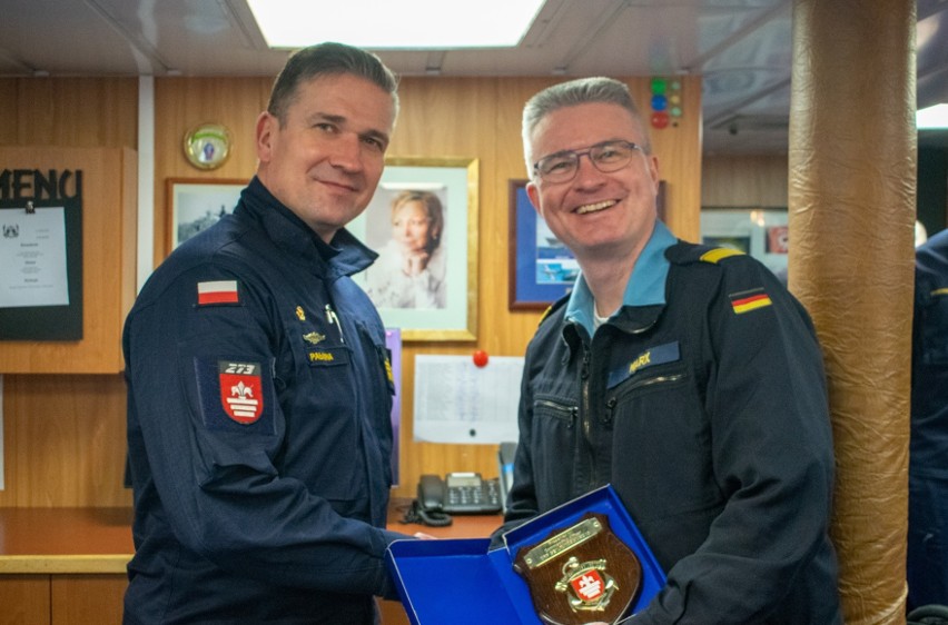 ORP Gen. T. Kościuszko w tracie misji grupy okrętów NATO na...