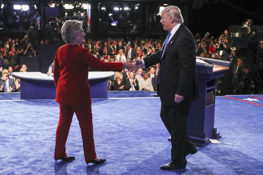 Debata prezydencka pomiędzy Hillary Clinton a Donaldem...