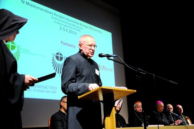 Ks. prof. Jan Machniak na kongresie apostołów Bożego Miłosierdzia  