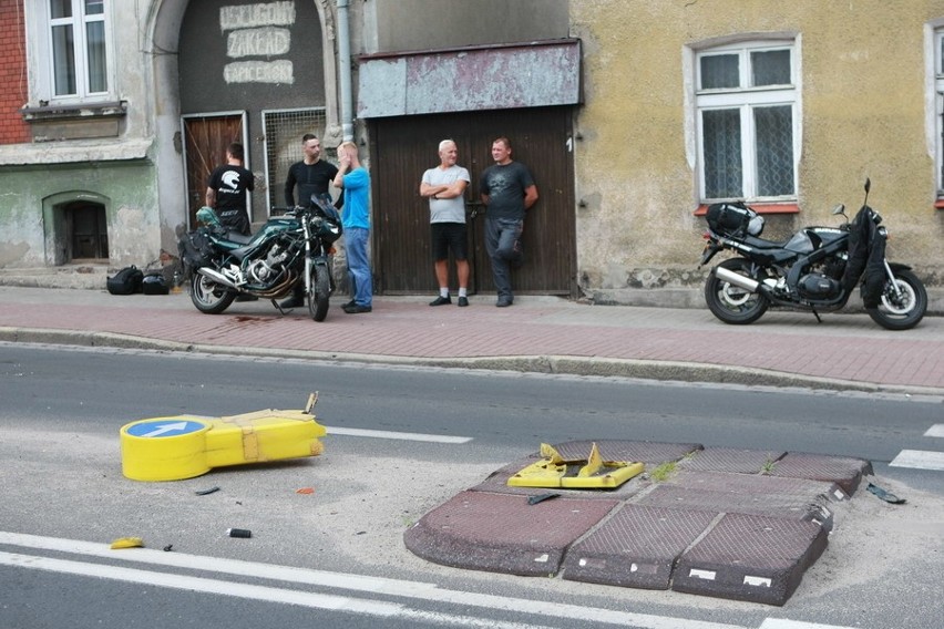 Wypadek na ul. Wolności w Słupsku...