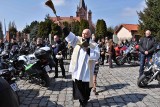 Inowrocław. Wielkanoc. Pod Bazyliką Mniejszą Imienia Najświętszej Maryi Panny już po raz 12 odbyła się motoświęconka [zdjęcia]