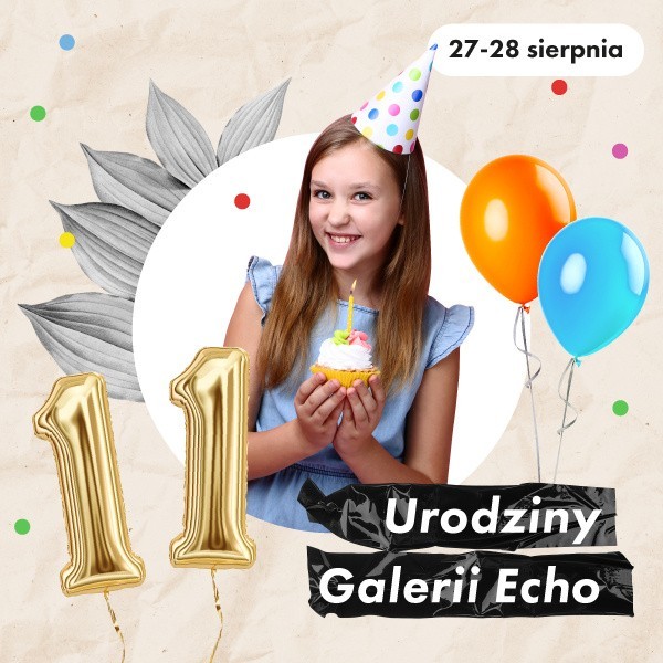 Tort z tysiąca muffinek, bezpłatny parking i akcje rabatowe na 11 urodziny Galerii Echo w Kielcach!