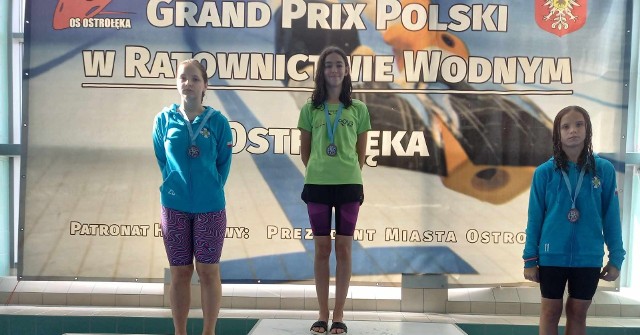 Dominika Peek z KS Aqua Sport z Ostrołęki wróciła z nowym rekordem Polski
