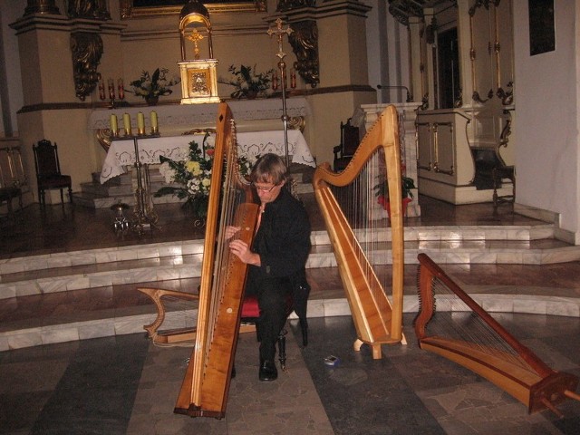 Tom Daun grał aż na czterech harfach