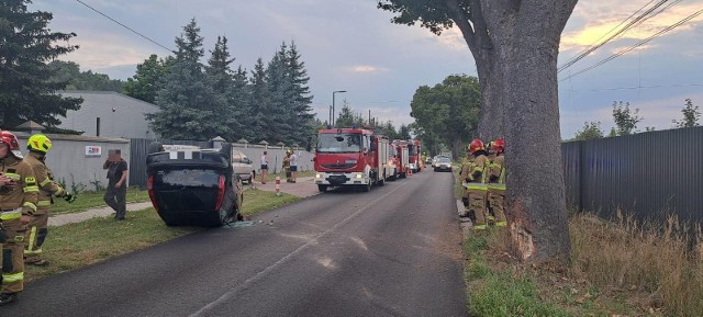 Wypadek przy ulicy Łunawskiej w Chełmnie. Jedna osoba została ranna.