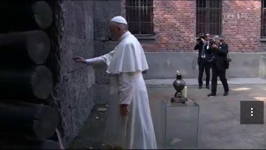 Papież Franciszek w Auschwitz Birkenau