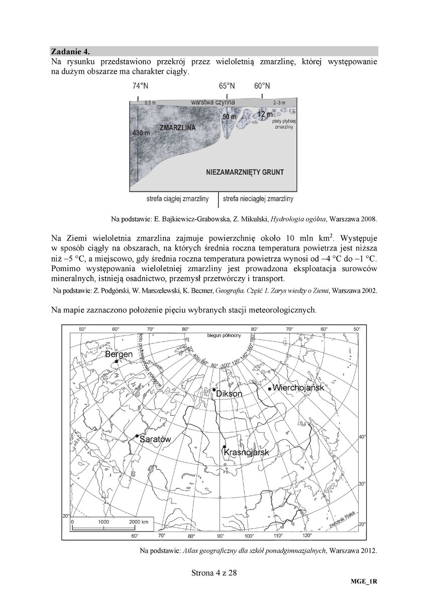 MATURA GEOGRAFIA 2018 ODPOWIEDZI. Matura z geografii poziom...