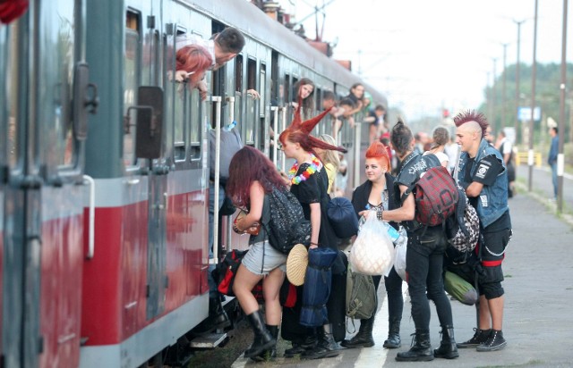 Na Przystanek Woodstock podstawiane są specjalne pociągi