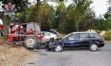 Serniki-Kolonia: Zderzenie trzech pojazdów. Poszkodowany był pijany i nie miał prawa jazdy