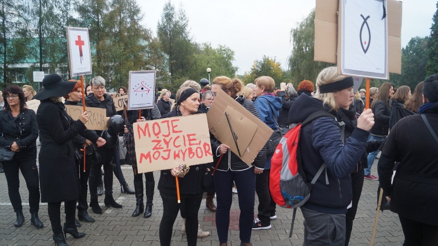 Czarny protest w Jastrzębiu: Przyszły tłumy