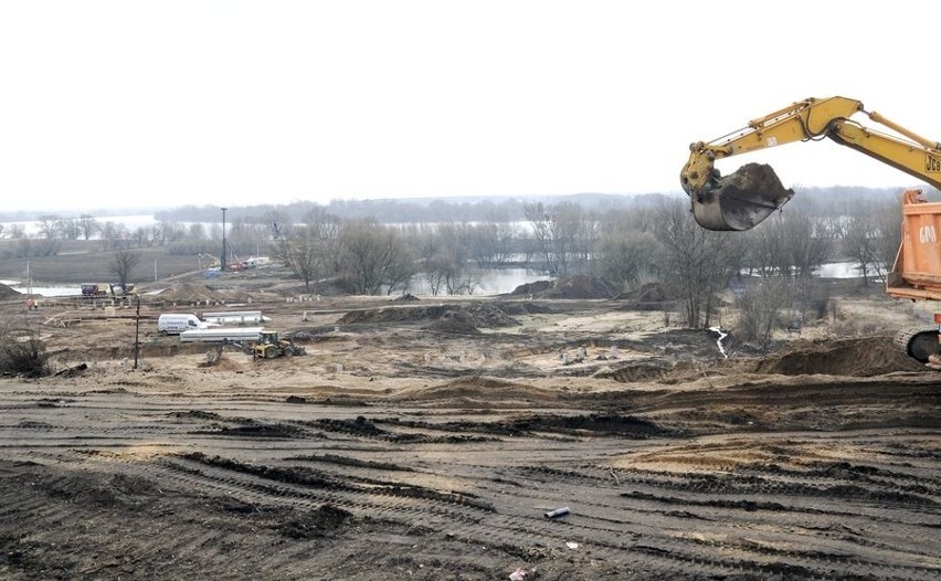 Toruń      Budowa mostu drogowego