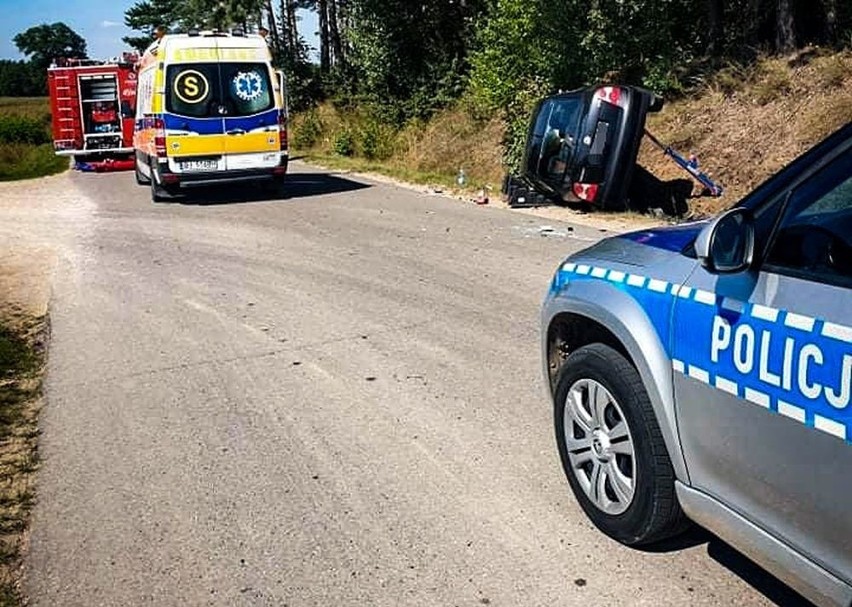 Wypadek zablokował drogę relacji Mońki - Goniądz