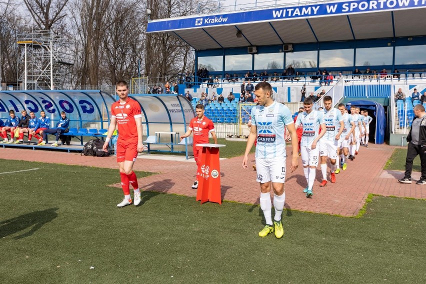 23.04.2022, Kraków: mecz II ligi Hutnik - Sokół Ostróda