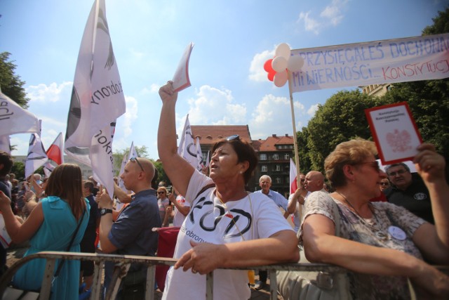 Protest KOD w Katowicach