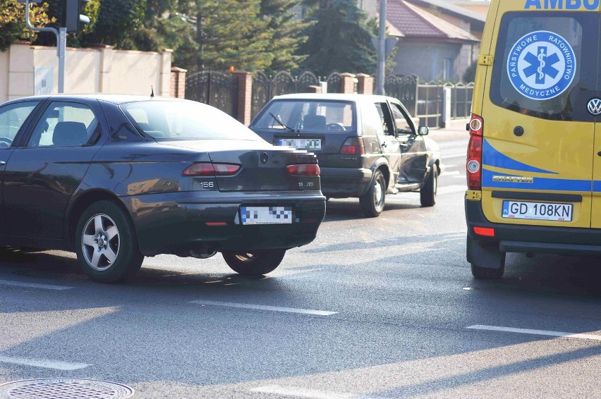 Wypadek na skrzyżowaniu Ostrowska - Barska we Włocławku