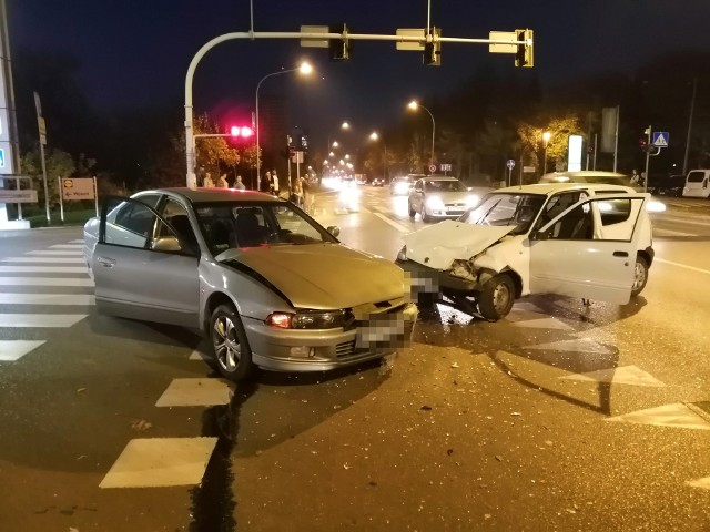 Wypadek koło Lidla na Podwisłoczu w Rzeszowie