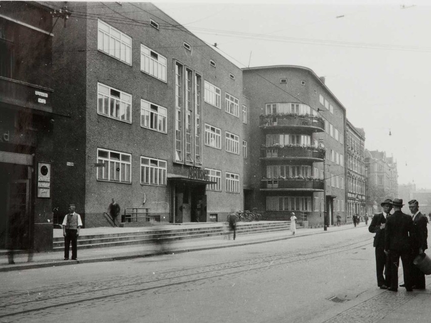 Urząd Pracy w Bytomiu przy Dyngosstrasse, lata 30. XX w.