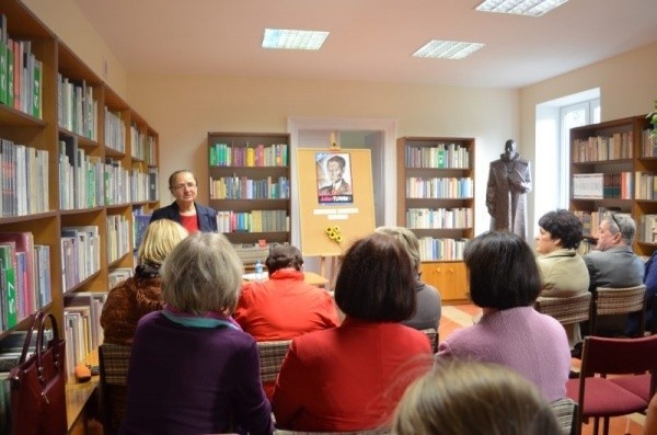 Zebrani wysłuchali wykładu Zofii Garganisz