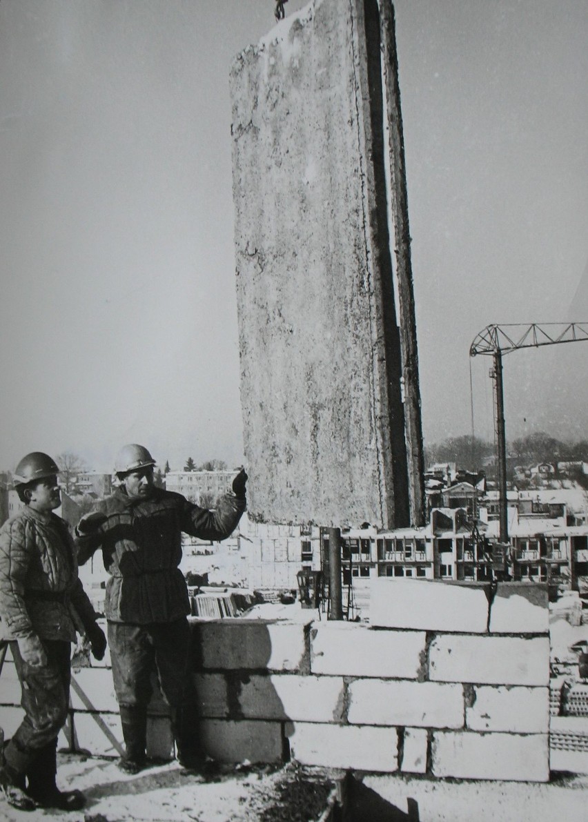 Budowa bloku w Suwałkach. Rok 1978